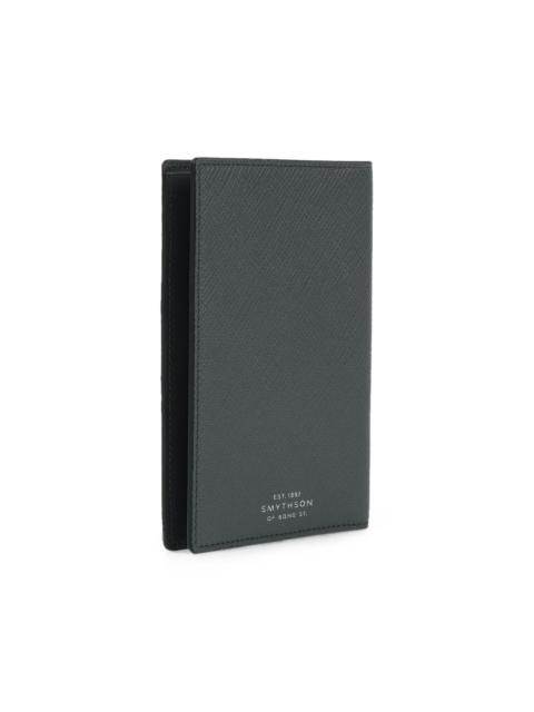 Smythson Panama cross-grain passport cover