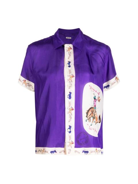 BODE Round Up silk shirt