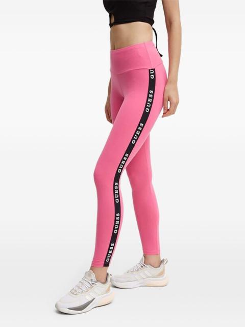GUESS USA side-logo stripe leggings