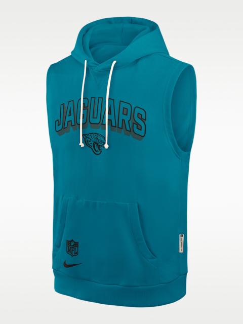 Nike Jacksonville Jaguars Sideline Men's Nike Dri-FIT NFL Sleeveless Pullover Hoodie