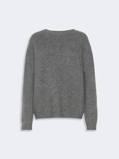 WEEKEND Max Mara ECO Wool and cashmere crewneck sweater - DARK GREY