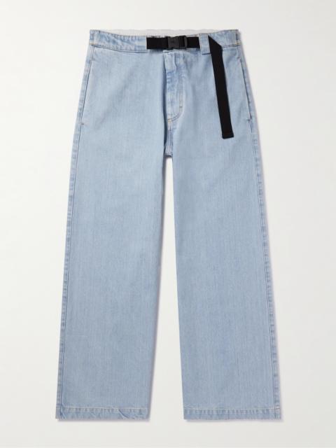 Moncler JWA Wide-Leg Belted Denim Jeans