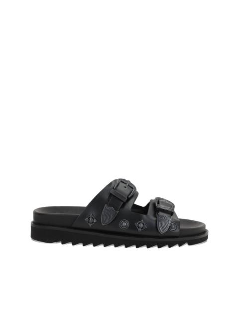 TOGA VIRILIS buckle detail sandals