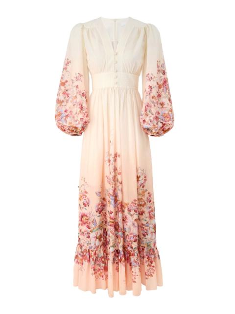 Zimmermann AWAKEN PLUNGE MAXI DRESS