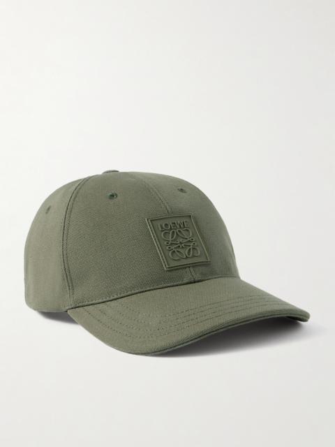 Loewe Logo-Appliquéd Cotton-Canvas Baseball Cap