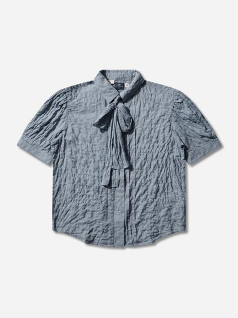 Levi's Women's Blue Tab Short Sleeve Weekend Shirt Blue