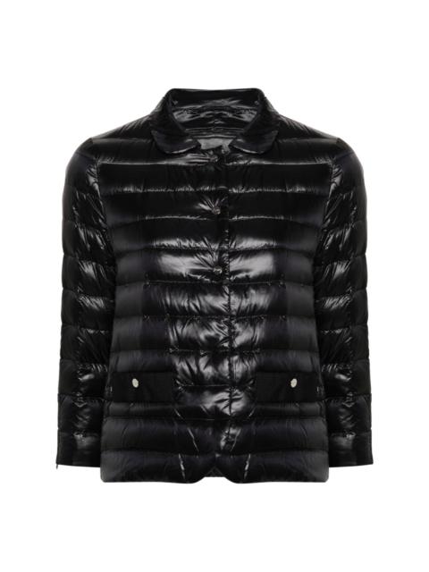 Herno rounded-collar padded jacket