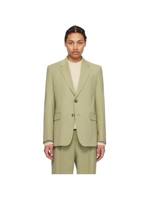 AMI Paris Khaki Two-Button Blazer
