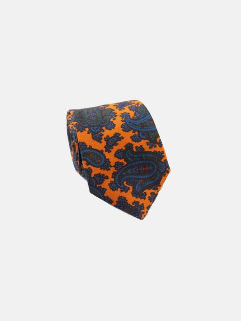 J. PRESS MADE-IN-ENGLAND RUST PAISLEY ANCIENT MADDER TIE