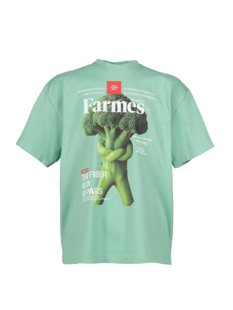 doublet FARMES MAGAZINE COVER T-SHIRT / GRN