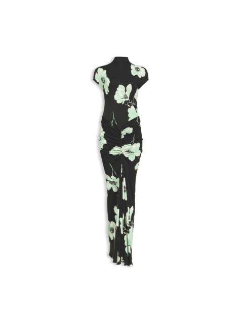 Alaïa DRAPED PRINTED DRESS