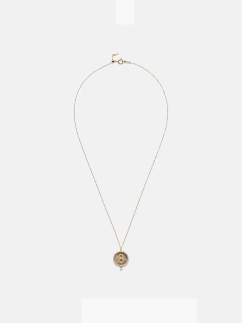PERSÉE Lucky Charm Eight 18kt gold necklace with diamonds