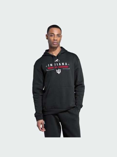 adidas Indiana Hoosiers Mens Fleece Hooded Sweat