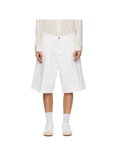 Carhartt WIP White Brandon Shorts