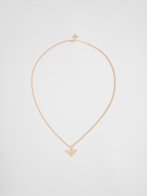 Prada Eternal Gold pendant necklace in yellow gold