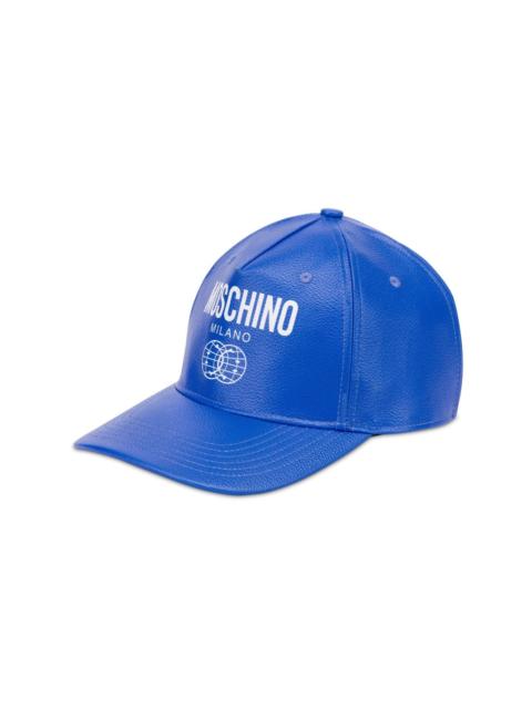 Moschino logo-print six-panel cap