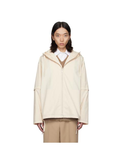 Off-White Contrast Stitch Jacket