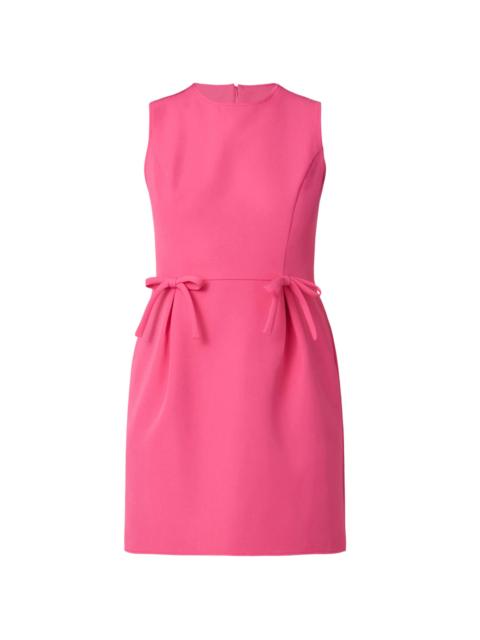 Shoshanna Women's London Crepe Bow Sleeveless Minidress - Rose