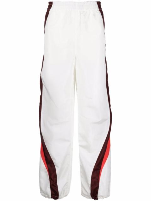 Marine Serre side-stripe track pants