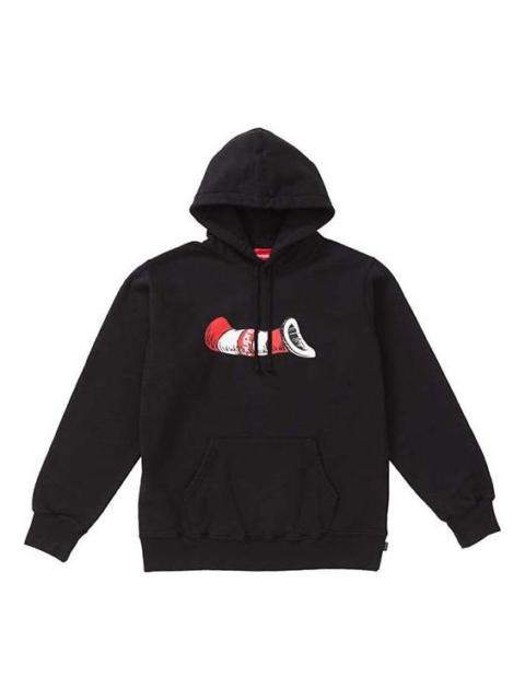 Supreme Supreme Cat in the Hat Hooded Sweatshirt 'Black' SUP-FW18-547