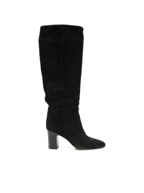 PARIS TEXAS suede leather block-heel boots