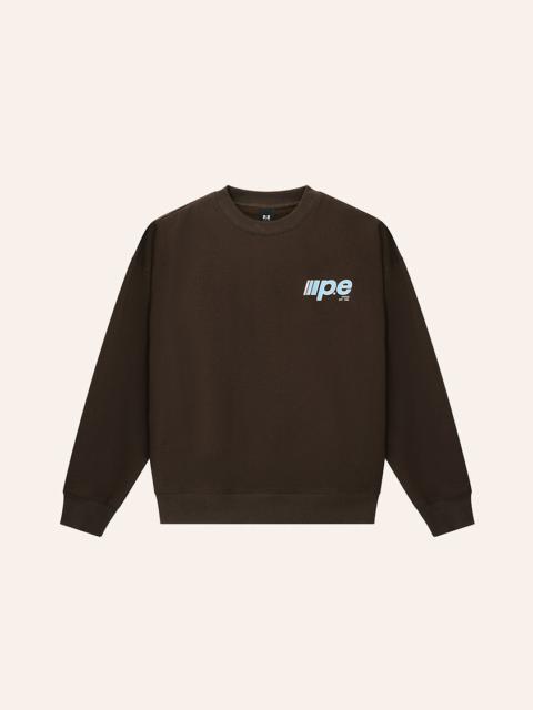 P.E NATION GLIDE SWEAT IN COFFEE