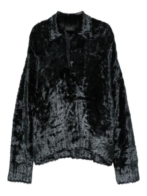 LACOSTE knitted polo shirt