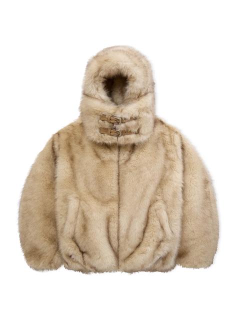 KidSuper FUR HOODIE - CREAM