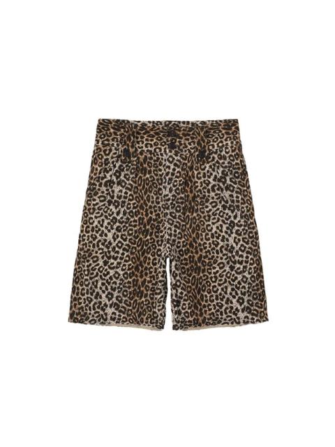 CORONEL SHORTS LEOPARD BEIGE