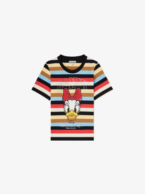 GANNI BABY FIT T-SHIRT WITH DAISY DUCK