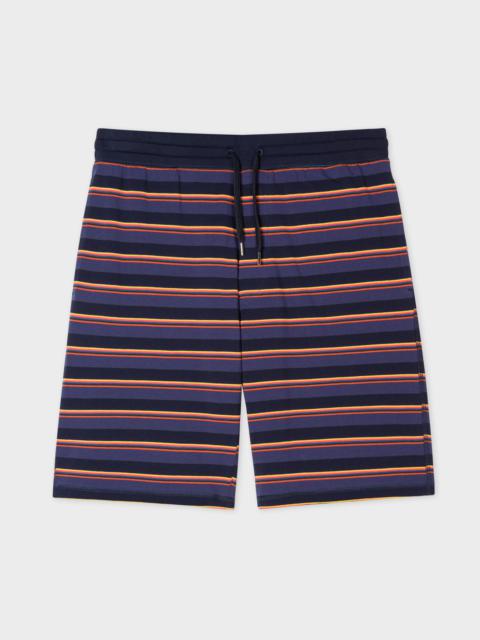 Paul Smith 'Artist Stripe' Jersey Lounge Shorts