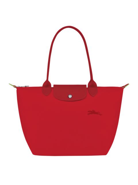 Le Pliage Green M Tote bag Tomato - Recycled canvas