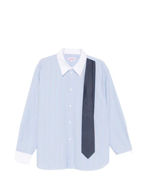 CHARLES JEFFREY LOVERBOY Charles Jeffrey Loverboy Striped Tie Shirt