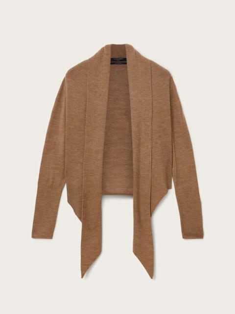ALLSAINTS WASSON PIRATE LIGHTWEIGHT MERINO CARDIGAN