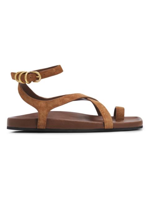 rag & bone Women's Rue Suede Sandals - Umber Suede