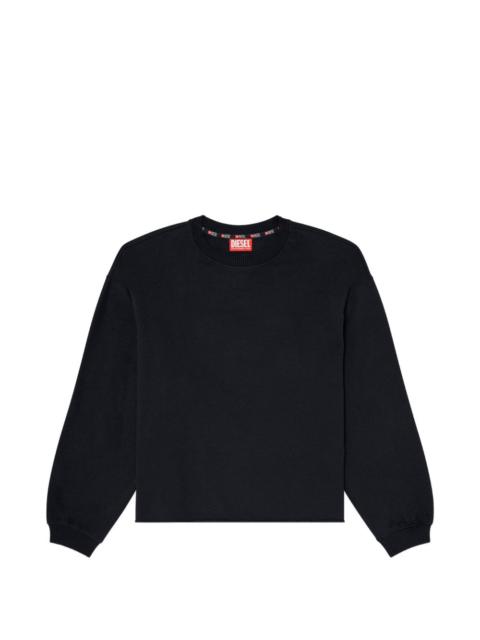 Diesel Peached raw-hem cotton sweatshirt