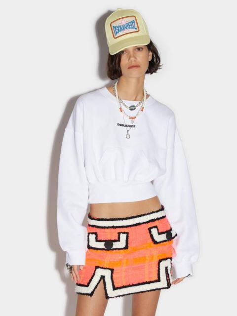 DSQUARED2 CROPPED SWEATSHIRT