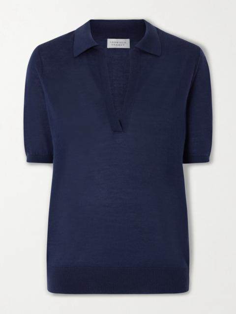 GABRIELA HEARST Frank Cashmere And Silk-blend Polo Shirt