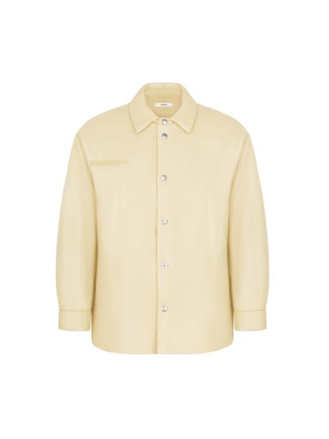 PANGAIA Womens Flower-Warmth Padded Overshirt - Rind Yellow