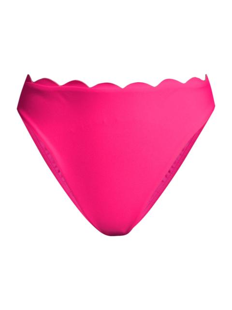 RAMY BROOK Women's Amani Scalloped Bikini Bottom - Perfect Pink
