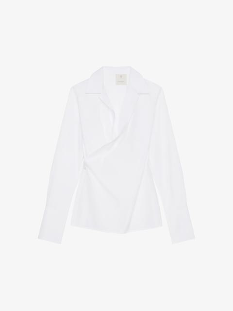 Givenchy WRAP SHIRT IN POPLIN