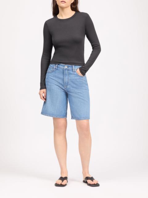 rag & bone Cynthia Denim Short Cloud Denim