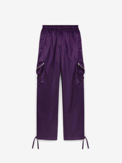 KENZO Satin cargo trousers