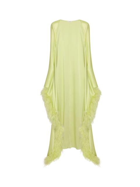 LAPOINTE Satin Feather Caftan