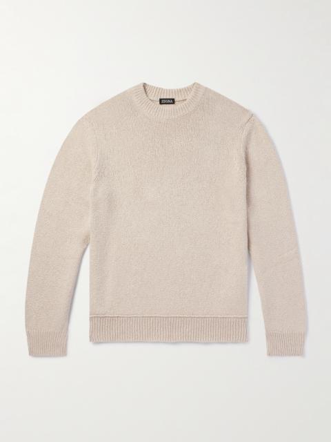 ZEGNA Organic Cotton and Silk-Blend Sweater