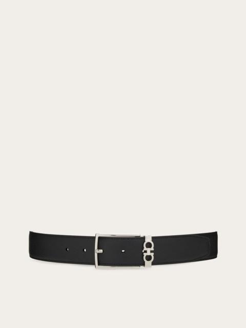 Reversible and adjustable Gancini belt