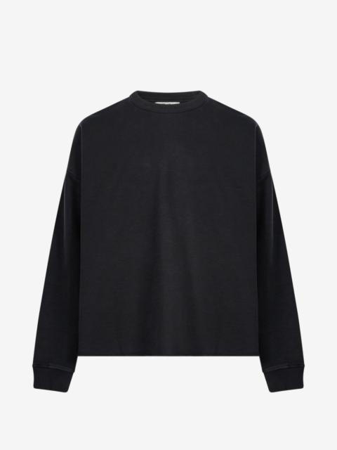 YMC Studio raw-cut drop-shoulder sweatshirt