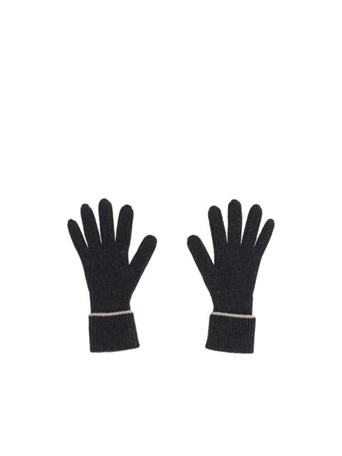 arch4 ribbed cashmere gloves