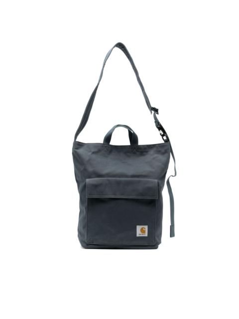 Carhartt logo-patch tote bag