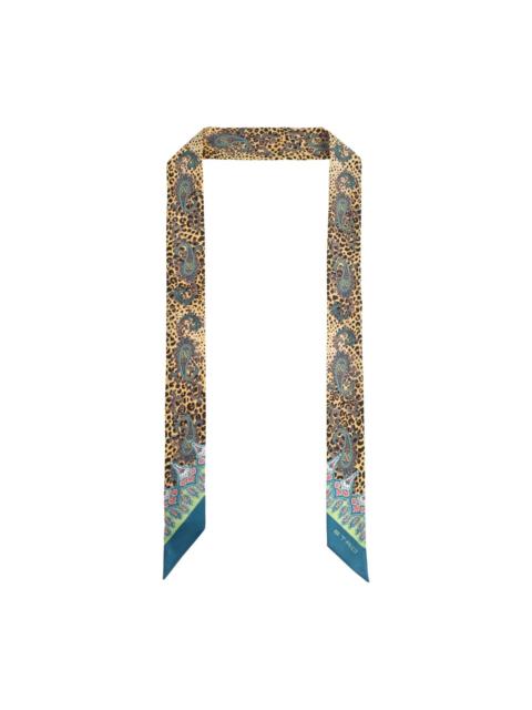 Etro patterned silk scarf